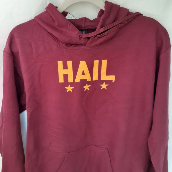 New Small Hail Washington Football Burgundy Red Pullover Hoodie - Picture 2 of 6
